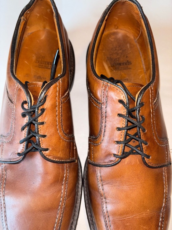 Allen Edmonds Wilbert Oxford Shoes Men Size 10.5 D Brown Leather Split Toe main image 7